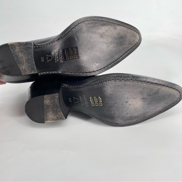 Maje Farwest Leather Cowboy Western Boots - Picture 9 of 9